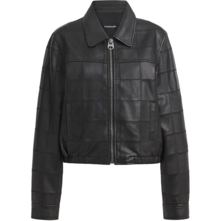 COACH FW25 Leather Jacket Unisex