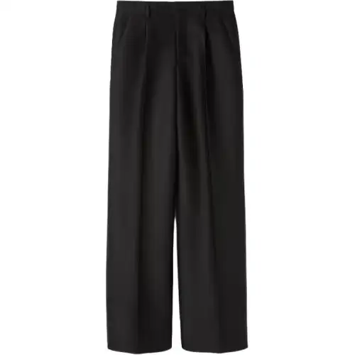 Gucci Wool silk gabardine pant with embroidery