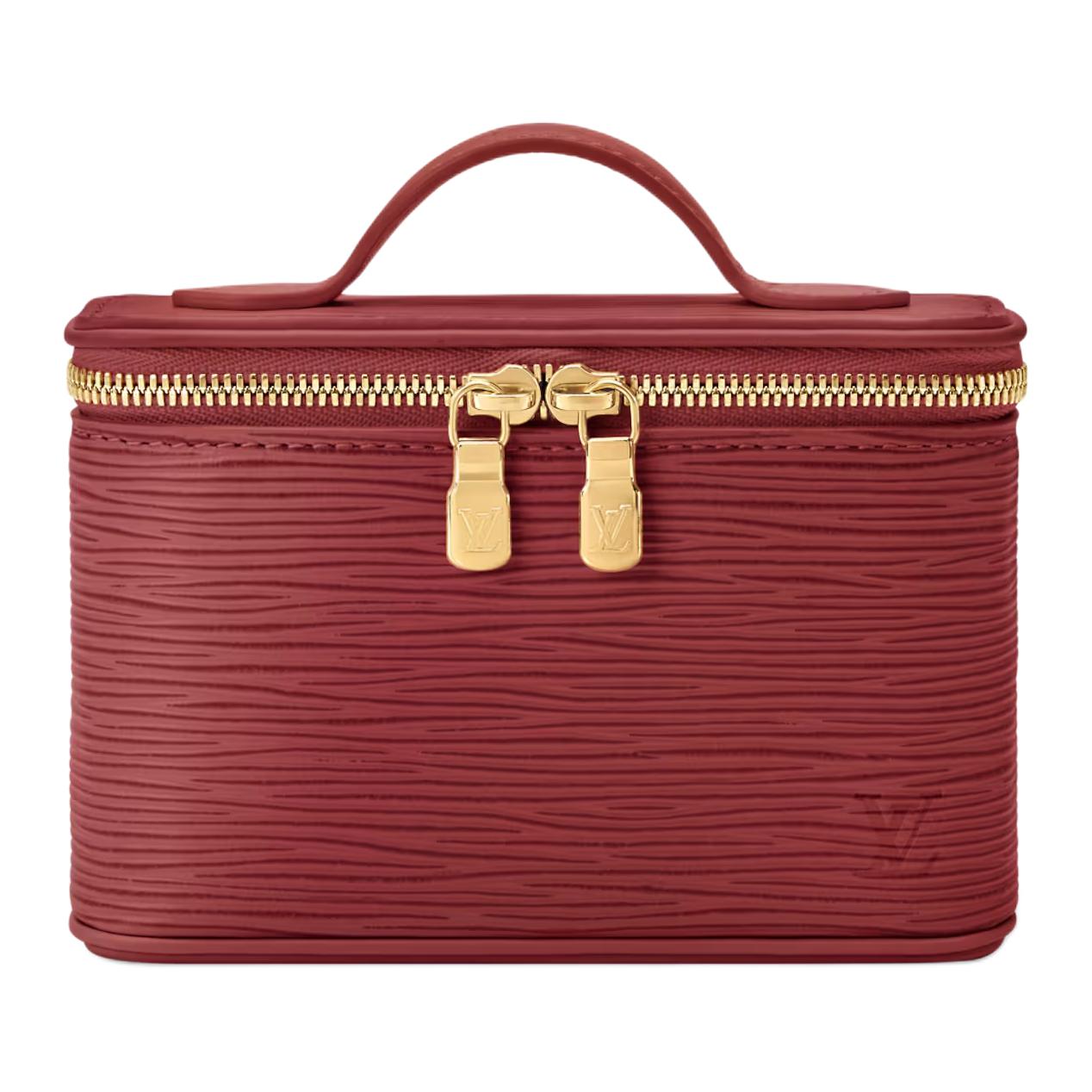 Женская сумка Louis Vuitton Nice Beauty (бордовая)