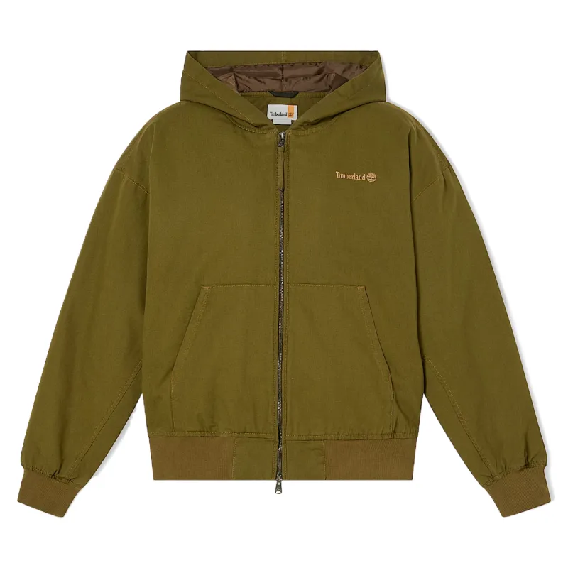 Timberland Jackets Unisex Green Hooded Moderate Pilot