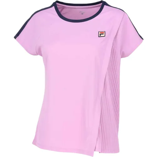FILA Tennis Tops Women's Lavender Crew Neck