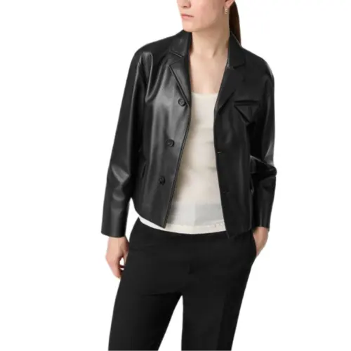 Bottega Veneta FW25 Leather Jacket Women's