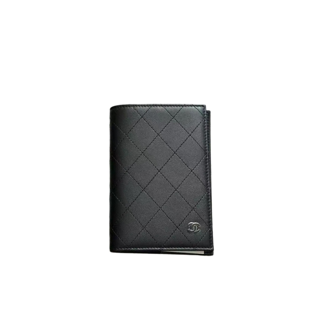 Женский кошелек Chanel So Black 25C (черный)