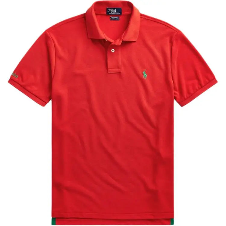 Polo Ralph Lauren Polo Shirts Men's Red Polo Collar Moderate Other
