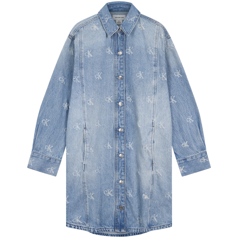 Женская футболка CALVIN KLEIN Jeans Dress (синяя)