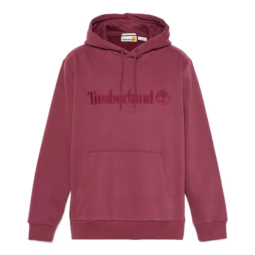 Timberland Sweatshirts Men's Red Hooded Moderate Regular