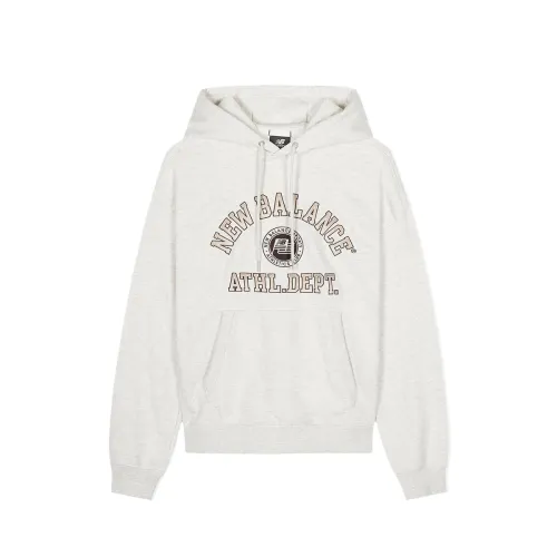 New Balance Sweatshirts Unisex Oat Hooded Moderate Regular