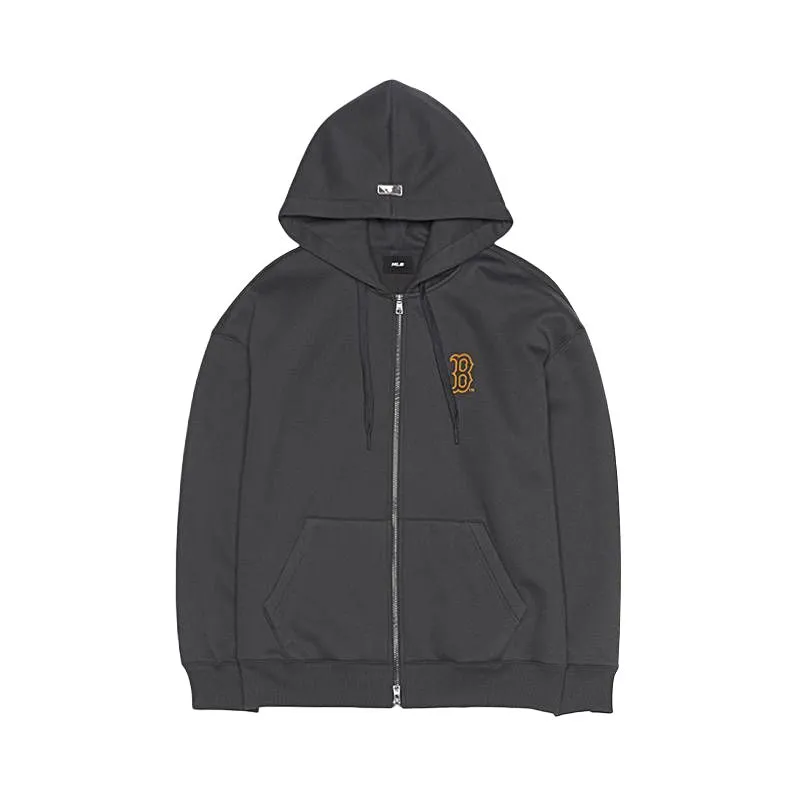 MLB Boston Red Sox FW25 Comfortable Versatile Vintage Fleece Lined Hooded Sweatshirt Unisex
