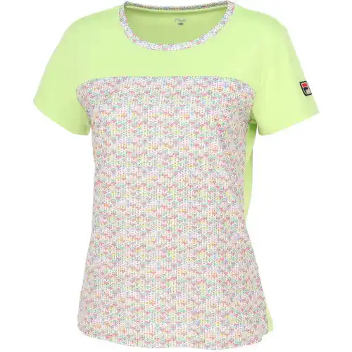 FILA Tennis Tops Women's Pink Crew Neck Moderate