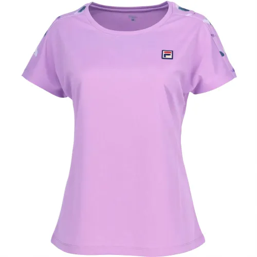 FILA Tennis Tops Women's Lavender Crew Neck Moderate