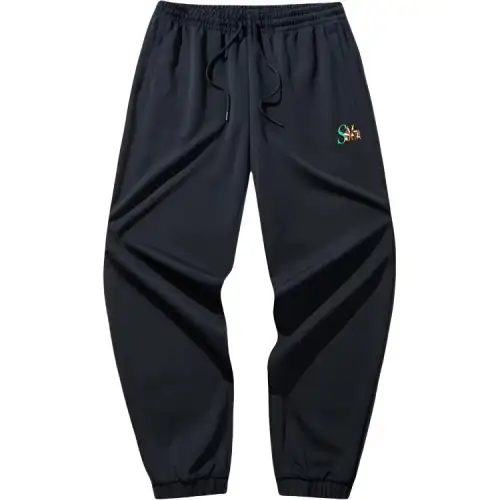 Anta Basketball Collection Knitted Sweatpants Men's Basic Black