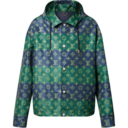 LOUIS VUITTON Monogram Printed Coach Jacket