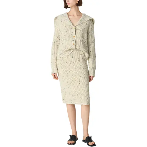 Bottega Veneta FW25 Knit Long Skirt Women's