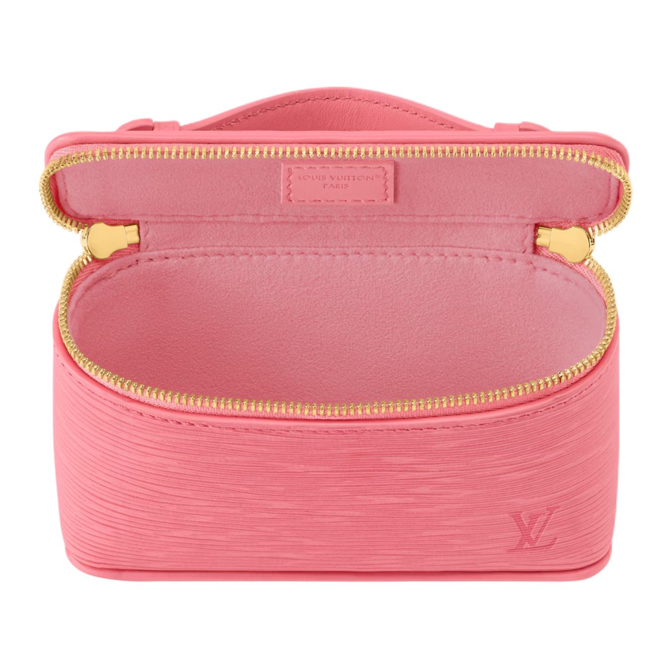 Женская сумка Louis Vuitton Nice Beauty (розовая) — фото 4