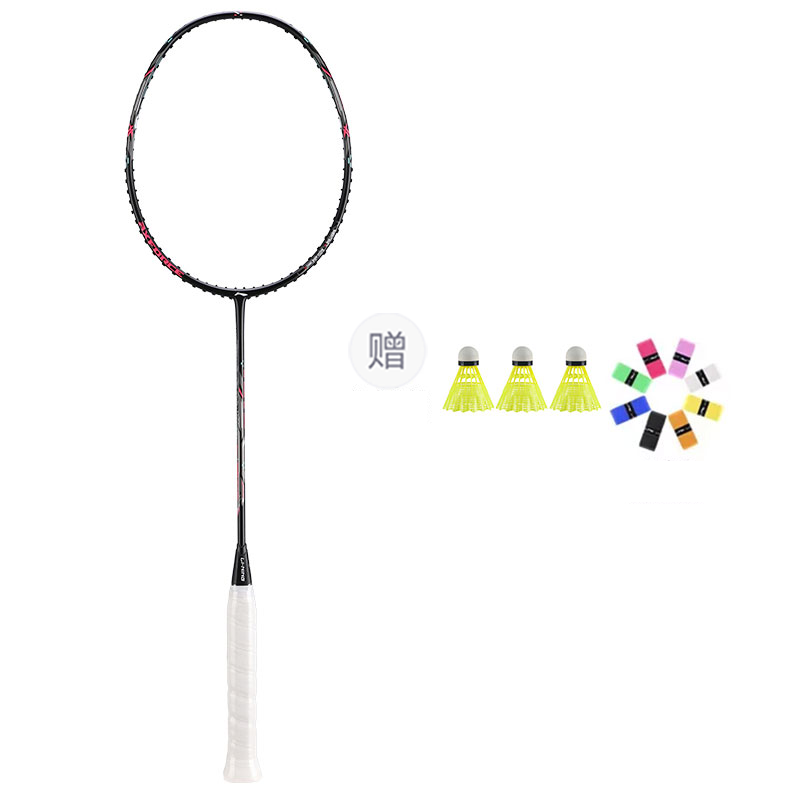 Li Ning Thunder Mini Cannon AYPT307 50 Full Carbon Badminton Rackets Offensive Type Heavy Head, Stiff Shaft Entry level
