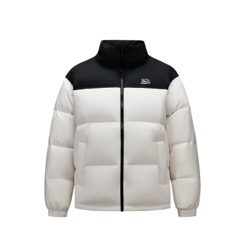 Anta Down Jacket Men's Patchwork White