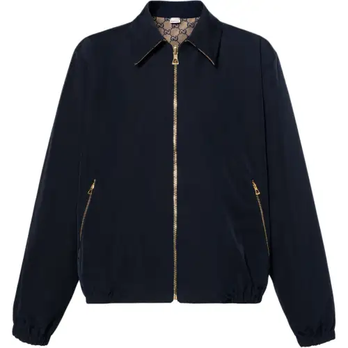 GUCCI All Over Gg Harrington Reversable Jacket