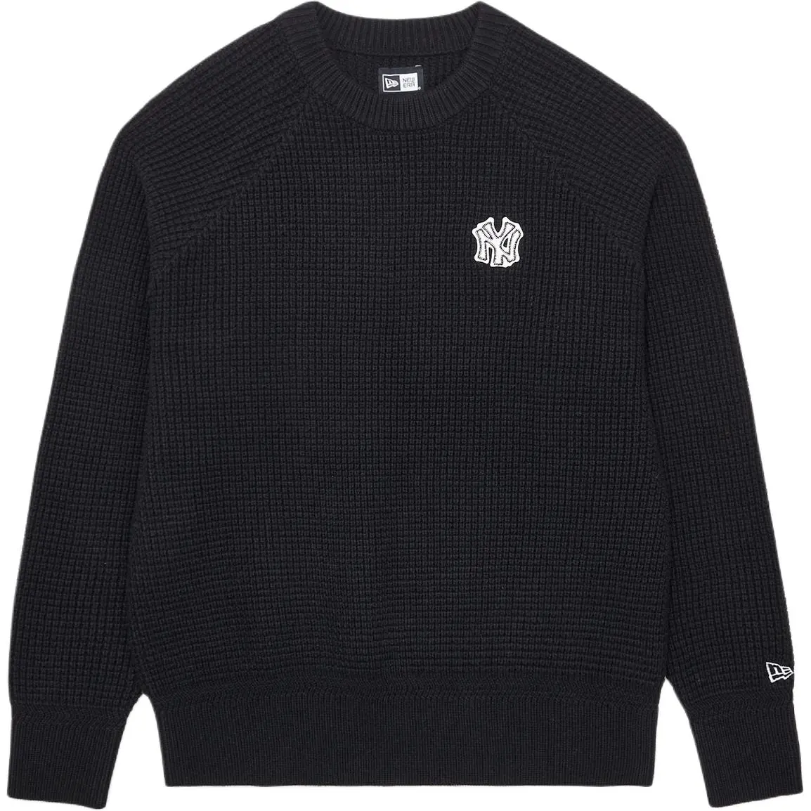 New Era Knitwear Unisex Black Crew Neck Moderate Other