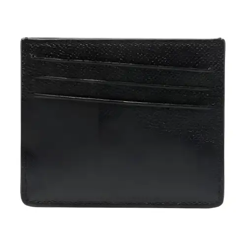 Maison Margiela Calfskin Card Holder Men's Black