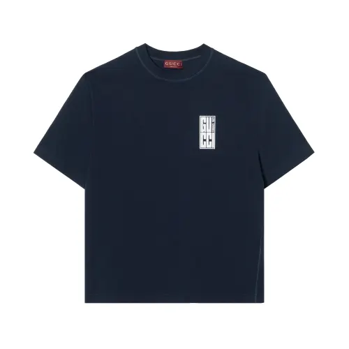 GUCCI Logo Printed Crewneck T-Shirt