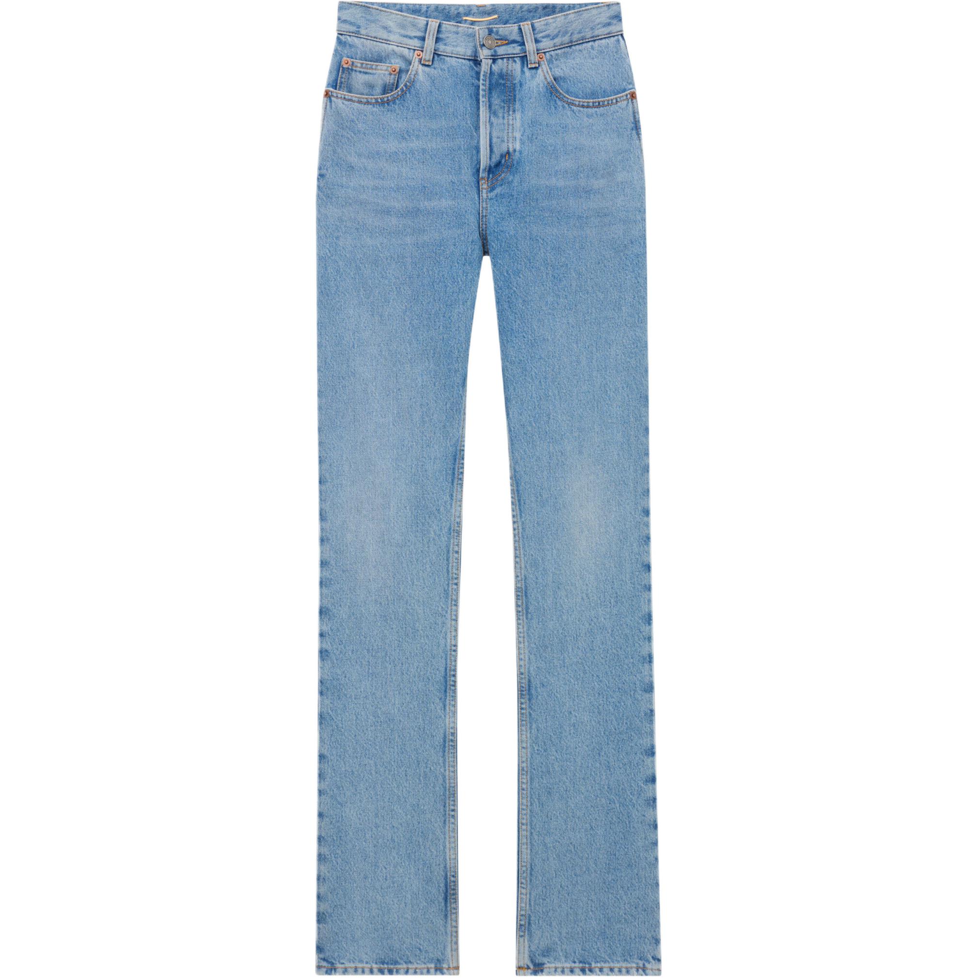 Saint Laurent Nico Low-Rise Jeans