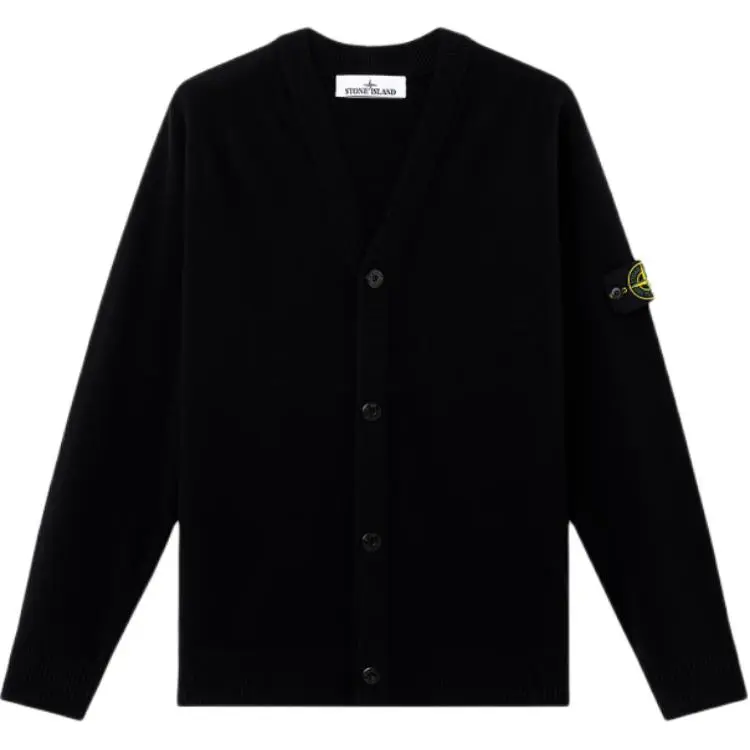 Stone Island patch-pocket cardigan