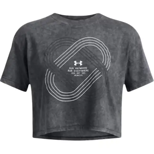 Under Armour Anywhere Drop Shoulder Sleeve T Shirt Women's Black