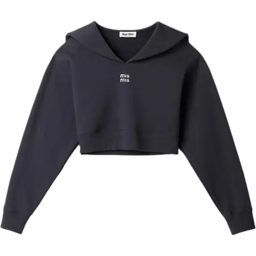 MIU MIU Sweatshirt Women's Blue