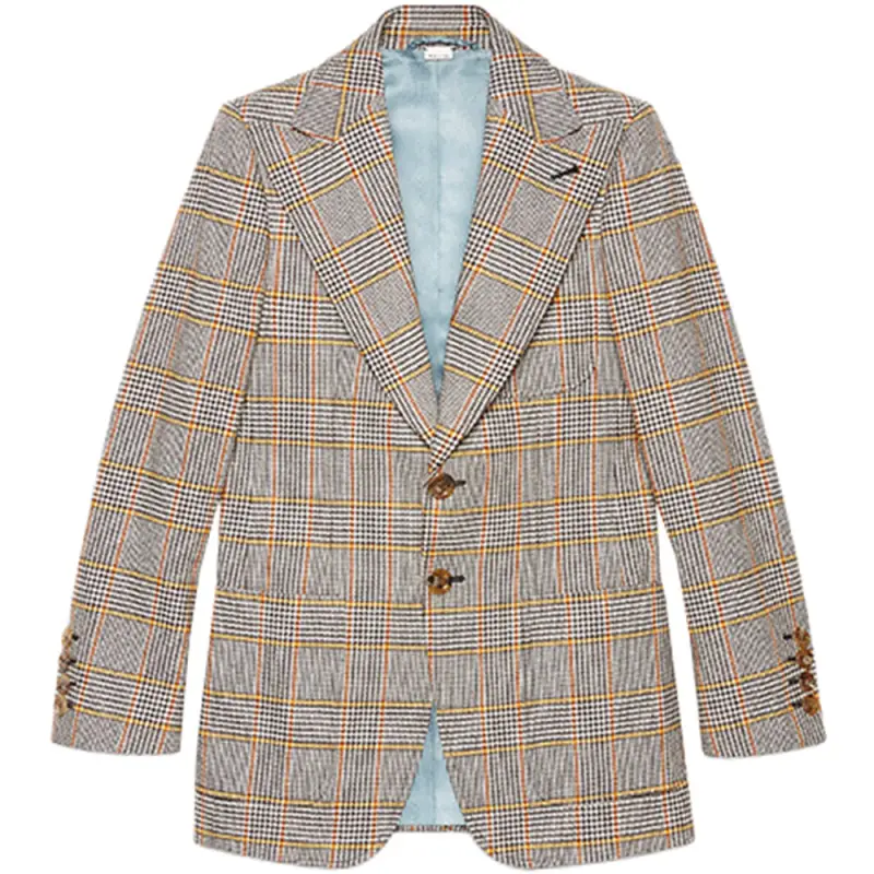GUCCI Business Suit Coat Men's Light Gray