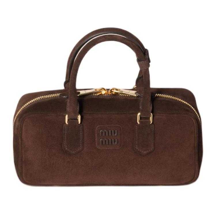 Женская сумка Miu Miu Arcadie (коричневая)