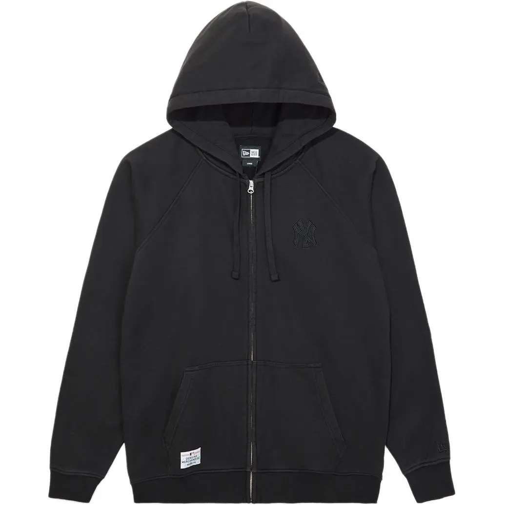 New Era Sweatshirts Unisex Black Hooded (Non-detachable) Moderate Straight Fit