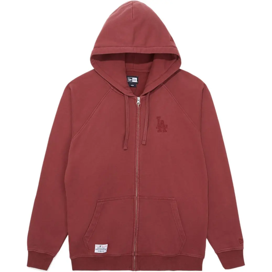 New Era Sweatshirts Unisex Red Hooded (Non-detachable) Moderate