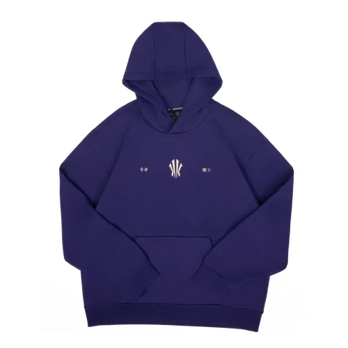 Anta Hooded Soft And Comfortable Fleece Lined Versatile Loose Fit Sweatshirt Unisex