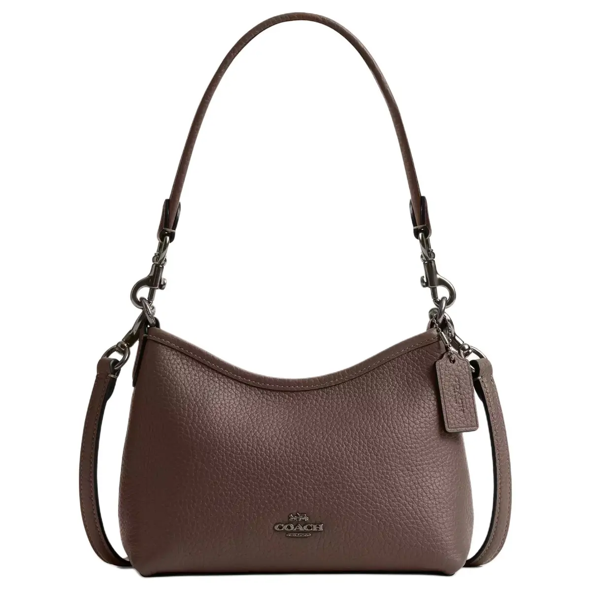 COACH Laurel Cow Leather Crossbody Bag, Shoulder Bag Small Women's Brown