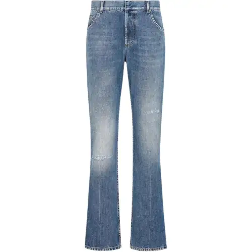 DIOR Jeans Women's Blue Moderate Straight Fit Pants