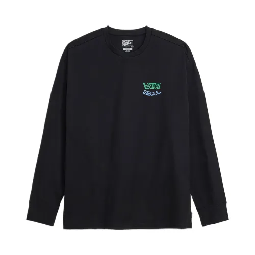 Vans T Shirts Unisex Black Crew Neck
