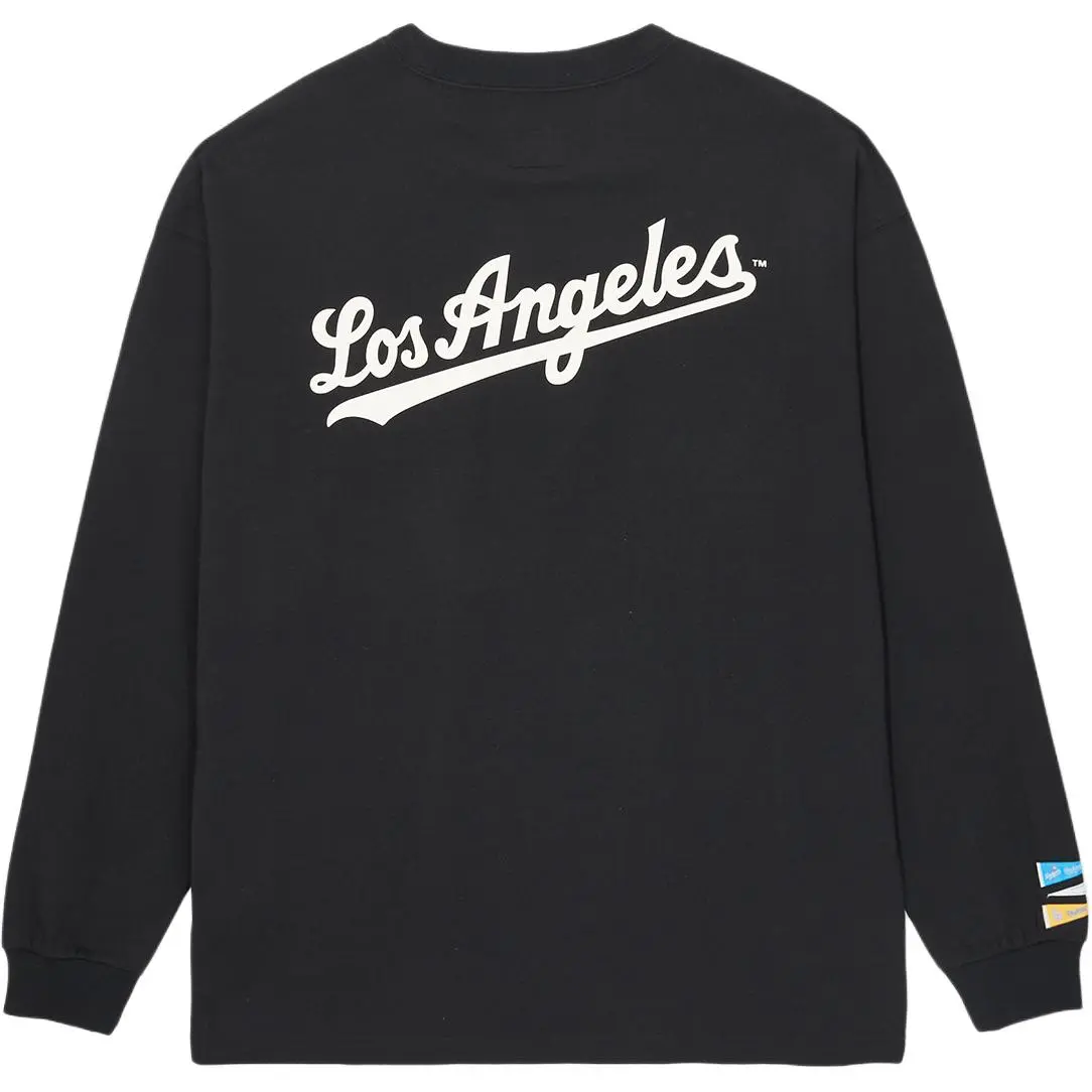New Era T-Shirts Unisex Black Crew Neck Moderate