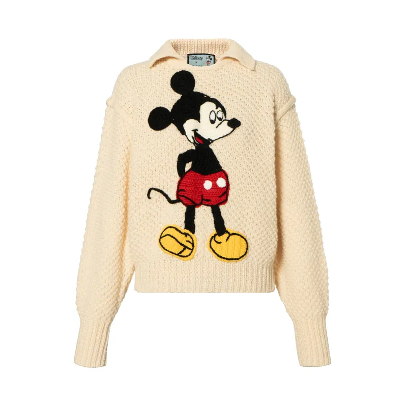 【Previous Season】x Disney embroidered Mickey mouse jumper