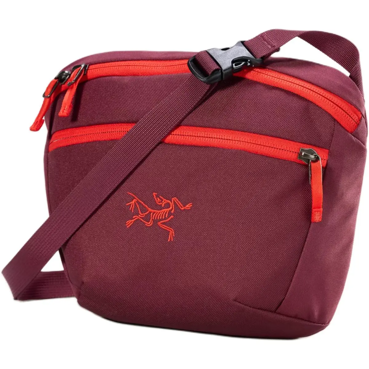Arc'teryx Mantis 2.5L Mountaineering Bag Fanny Pack Outdoor Bag Polyester Mars Red & Dynasty Red Unisex