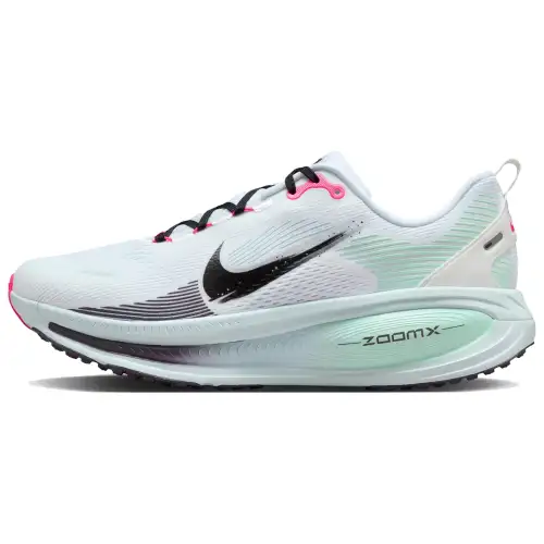 Nike Vomero 18 comfortable low-top long-distance sprint running shoes men's white blue