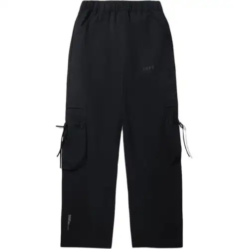 Li Ning Casual Pants Women's Caviar Black Moderate Straight Fit Pants