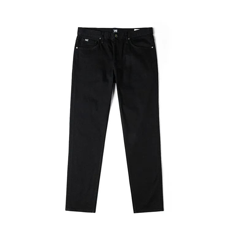 Lee Jeans Men's Black Moderate Tapered Pants
