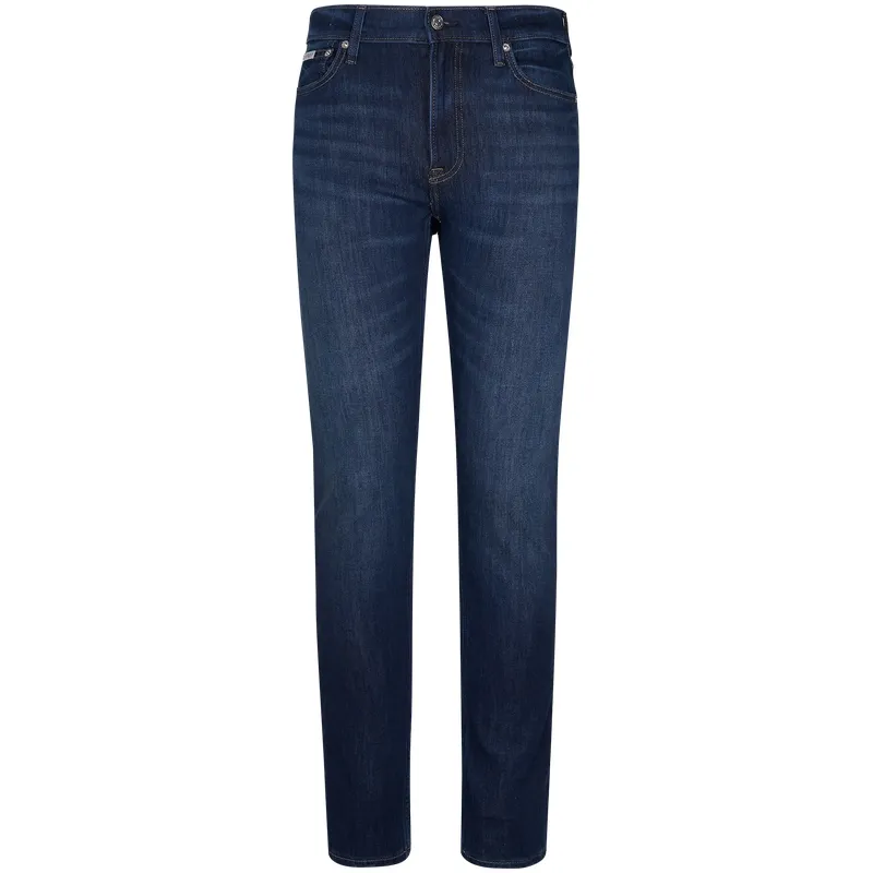 Calvin Klein Jeans Men's 2TN-Denim Dark Blue Moderate Tapered Pants