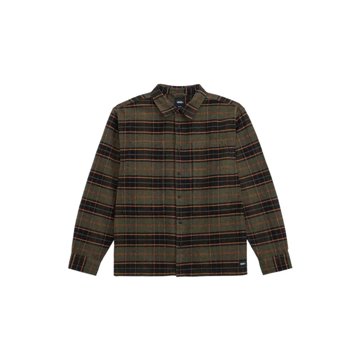 Vans PREMIUM Shirts Unisex Green Lapel Moderate