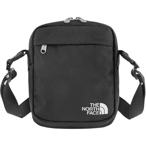 THE NORTH FACE 2L Shoulder Bag, Crossbody Bag, Outdoor Bag Polyamide Black & White Unisex