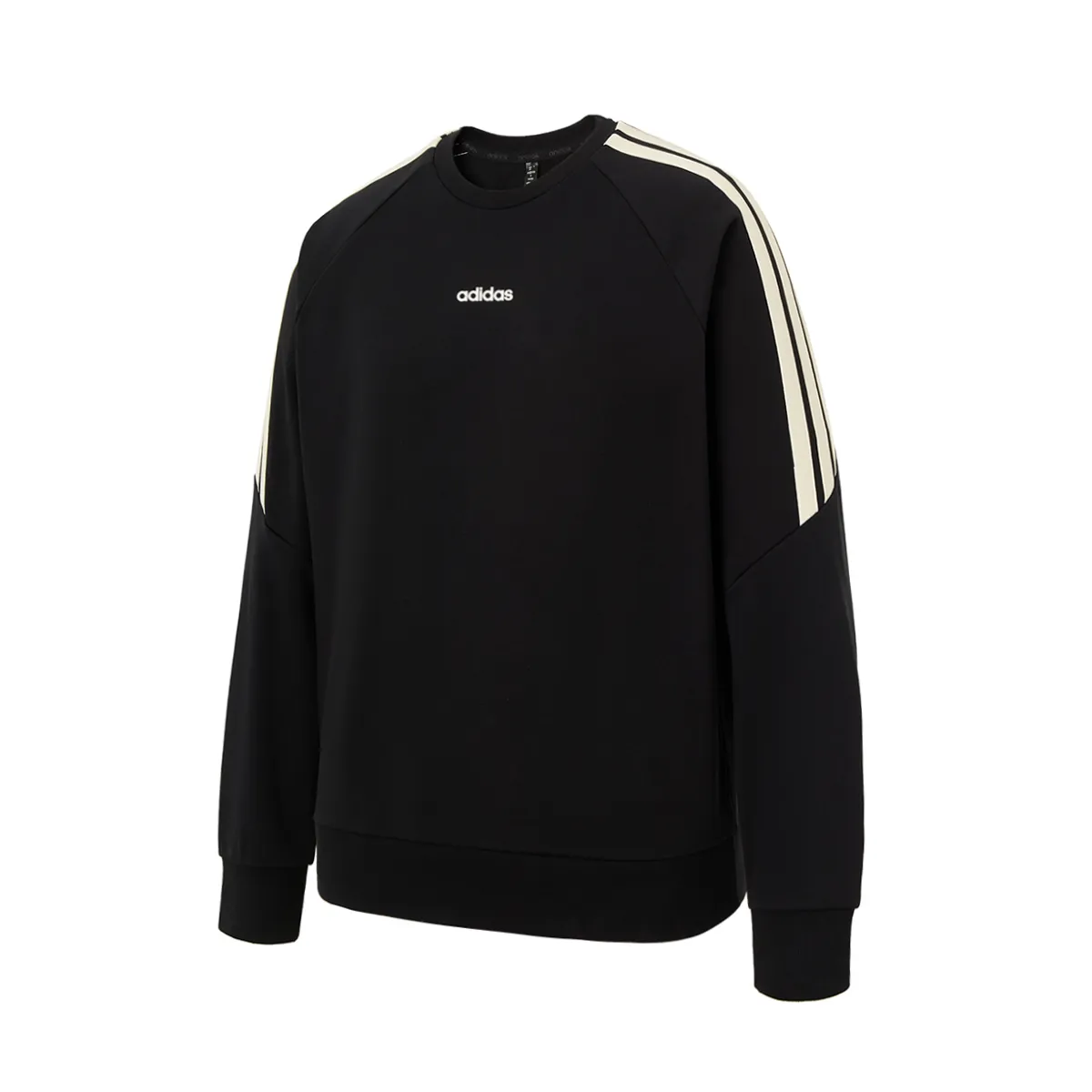 Adidas Sweatshirts Men's Black Crew Neck Moderate Regular