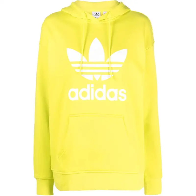 Adidas Logo-print Cotton Hoodie