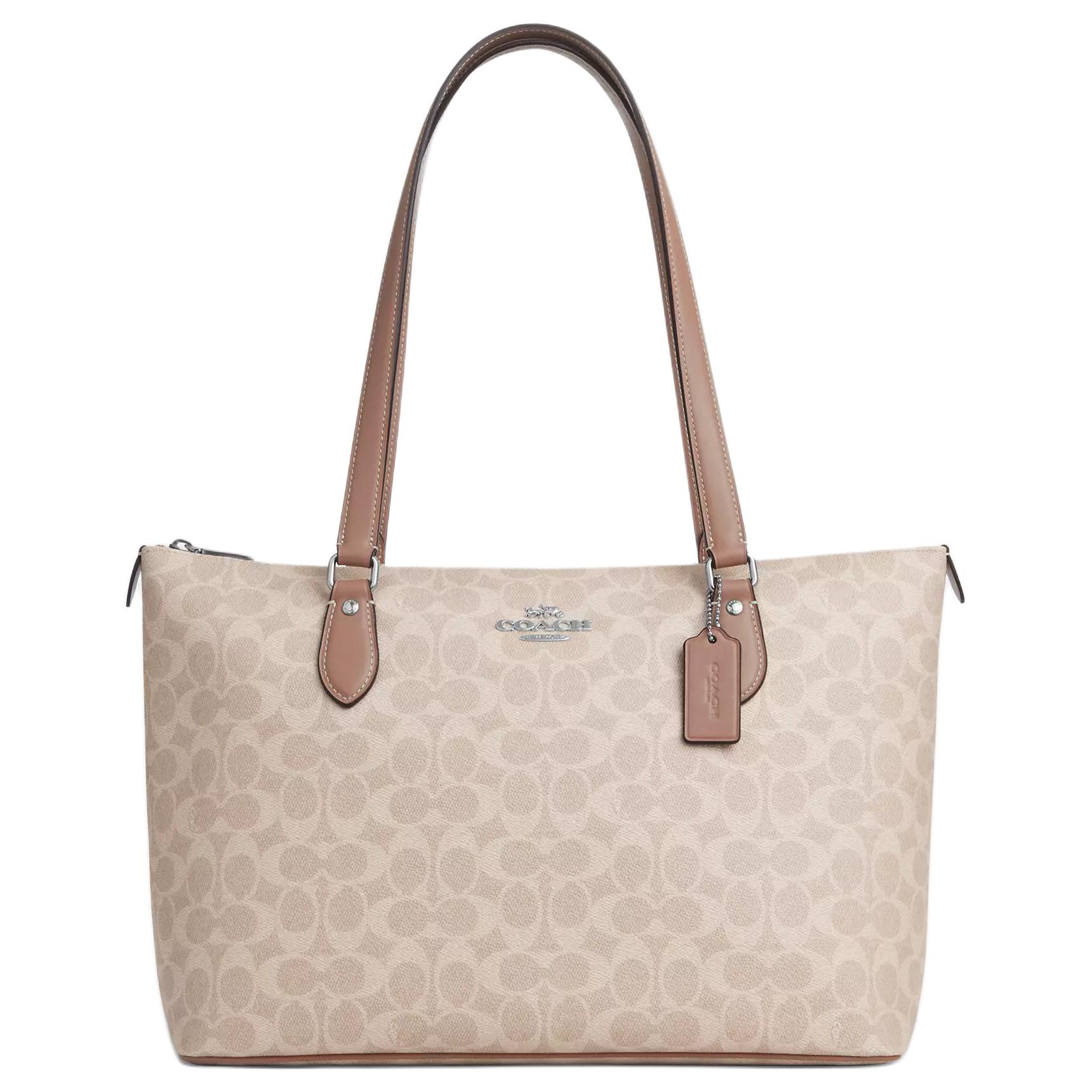Женская сумка COACH Gallery 36 (пастельно-розовая)