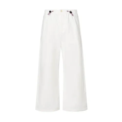 GUCCI Drawstring Ruched Drill Pants