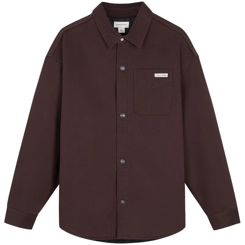 Calvin Klein chest-pocket buttoned shirt